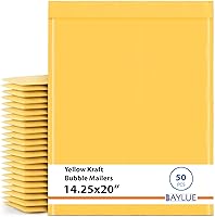 Vista 13 de Sobres pequeños de papel kraft de burbujas de 5 x 10 pulgadas #00 Sobres acolchados autosellables Sobres acolchados de burbujas