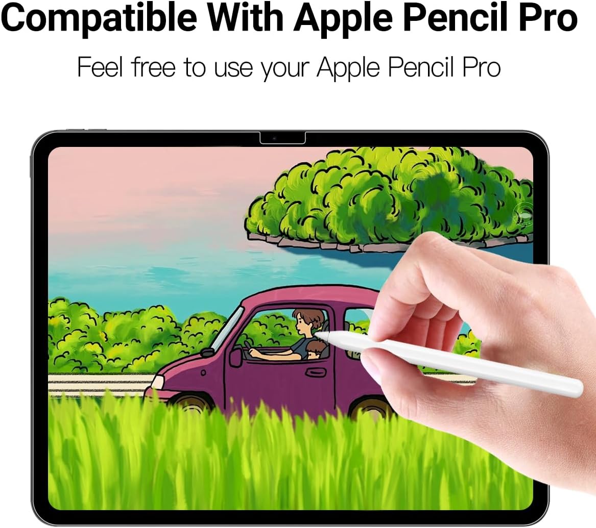 FILMEXT Privacy Screen Protector for Ipad Pro 13" inch M5 M4(8th/7th Generation,2025/2024) Model A3360 A3361 A3362 A2925 A2926 A3007, PET Anti Spy Blue Light Screen Filter - Image 5