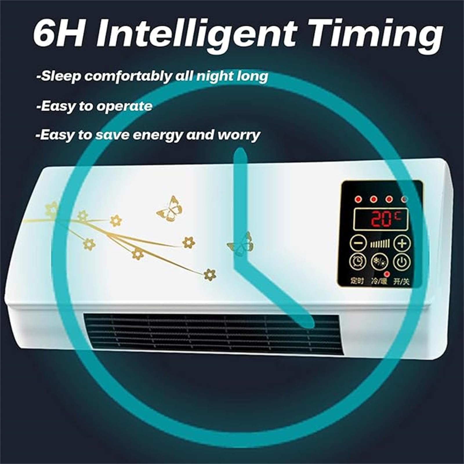 Climatiseur portable Climafy, climatiseur portable Split Max, mini climatiseur mural, climatiseur mobile mural, climatiseur de fenêtre avec fonctions de refroidissement et de ventilation B Climatiseur portable Climafy, climatiseur portable Split Max, mini climatiseur mural, climatiseur mobile mural, climatiseur de fenêtre avec fonctions de refroidissement et de ventilation B