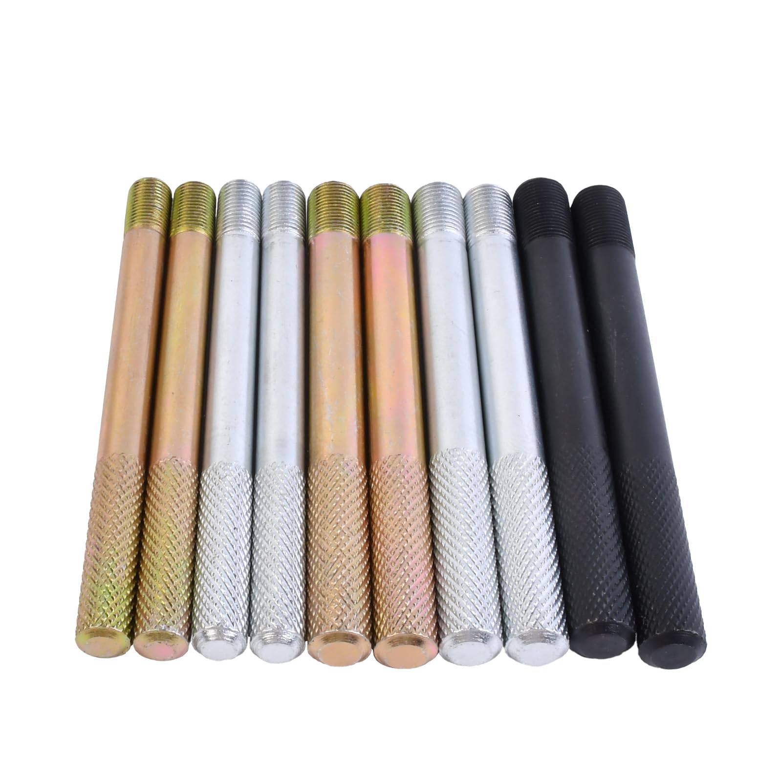 Ausilio per il Montaggio delle Ruote 10 Pezzi Bulloni per Allineamento Ruote Auto Perno di Allineamento Ruote M12*P1.25 M12*P1.5 M14*P1.25 M14*P1.5 M15*1.25