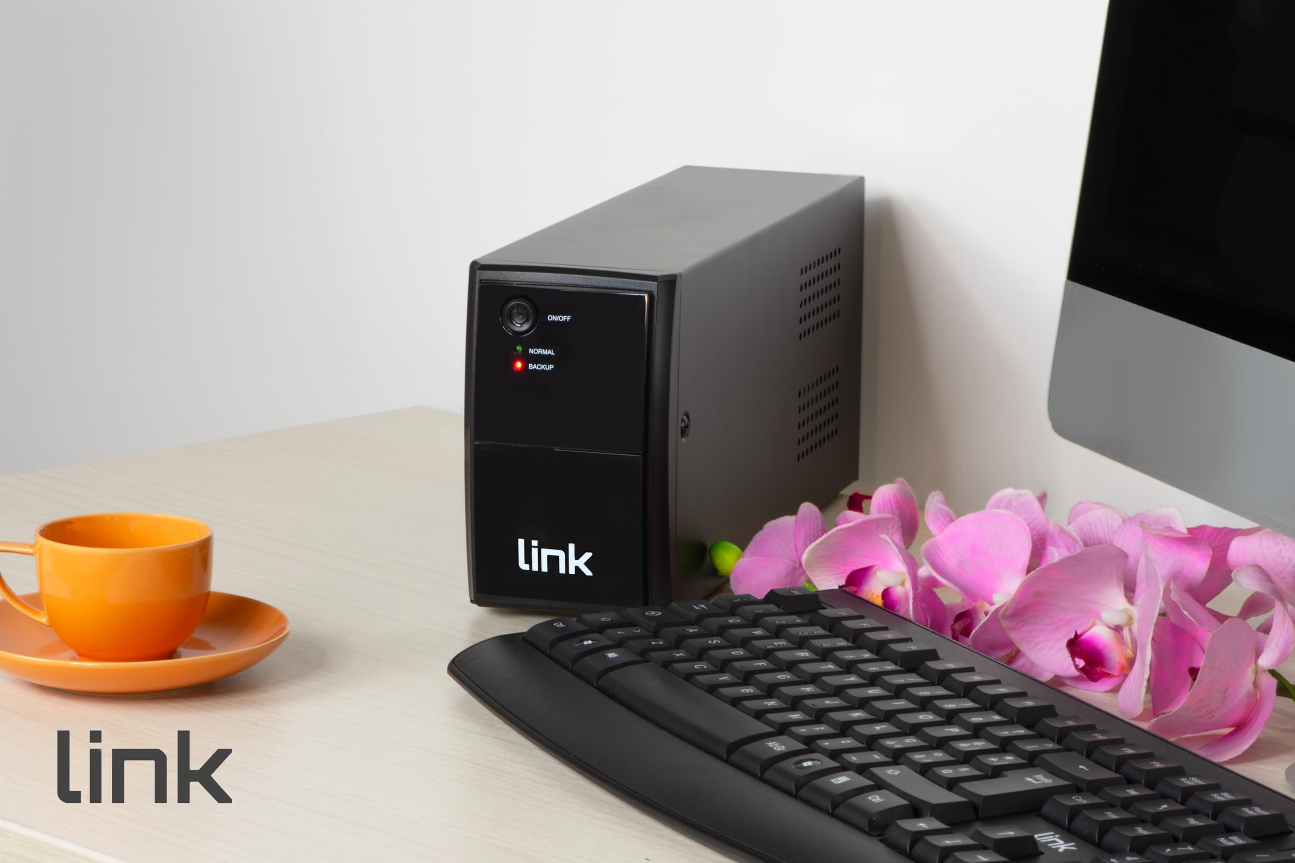LINK LKUPS500 UPS gruppo di continuità Line interactive 12V/4,5Ah due prese Schuko 29,2x14x21,5 cm