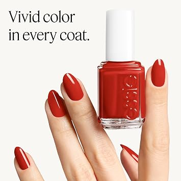 essie Salon-Quality Nail Polish, 8-Free Vegan, Deep Red Wine, Bordeaux, 0.46 fl oz