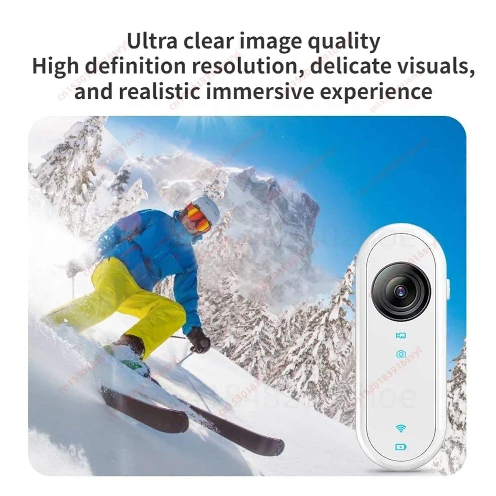 Mini telecamera tascabile WiFi AP visualizzazione remota telecamere sportive HD 1080P for videoregistratore da viaggio for motociclisti