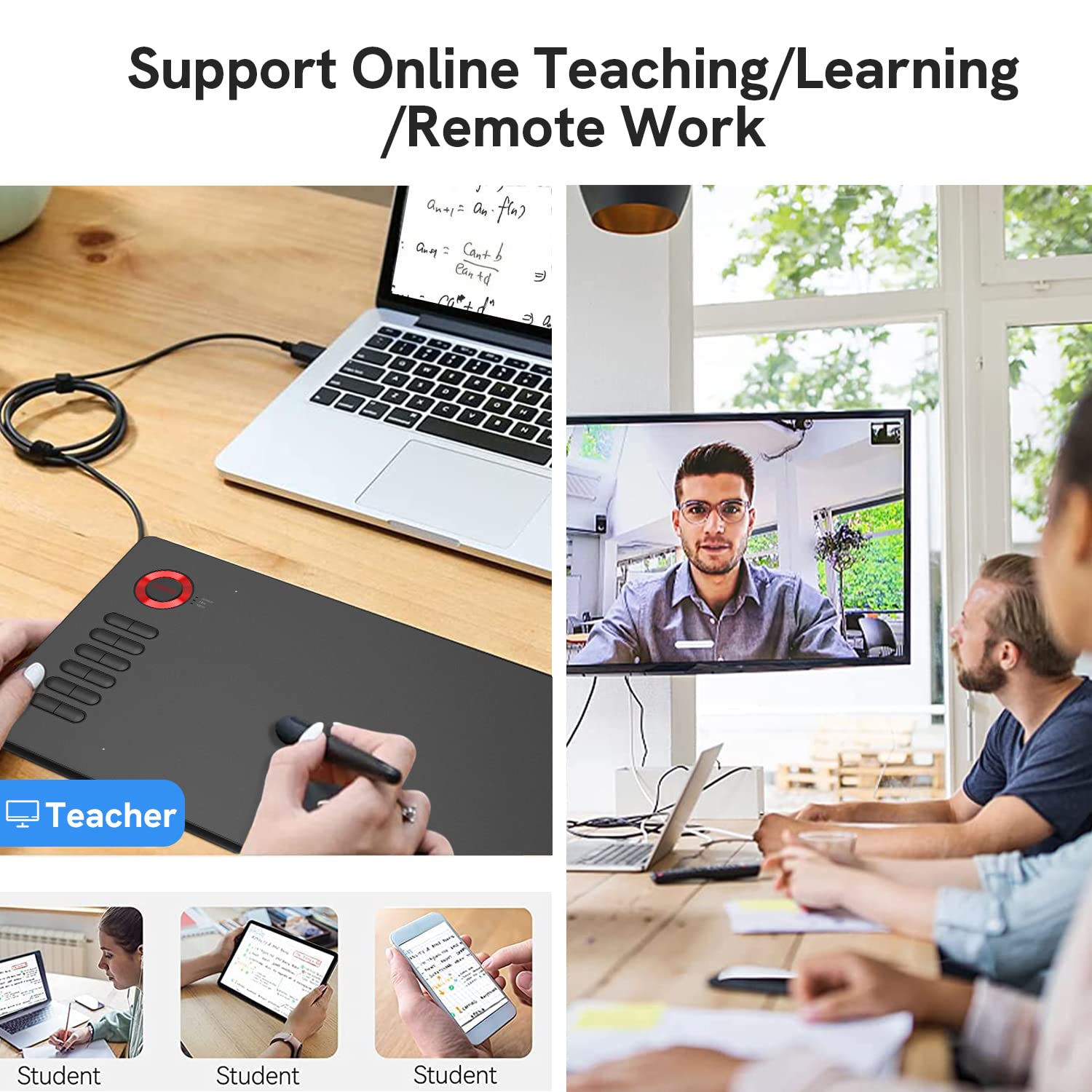 Buy Drawing Tablet VEIKK A15 10x6 inch Graphics Pen Tablet with Battery