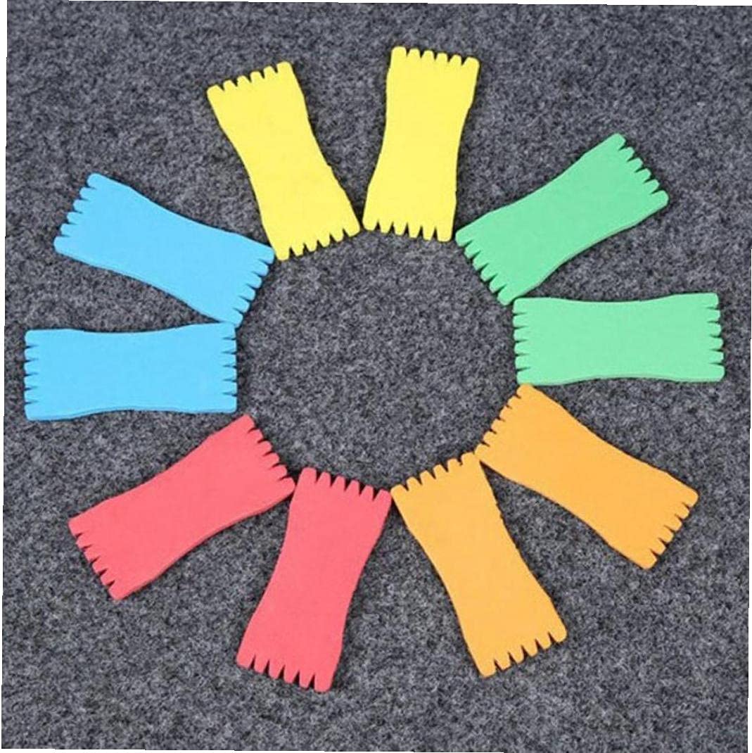 Spugna della Gomma Piuma Avvolto Filo Pesca Winding Consiglio Pesca con Lenza Spool Consiglio Lenza Accessori Lenze, 10pcs