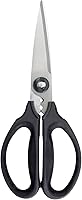 OXO Good Grips Kitchen & Herb Scissors - Multi-Purpose Stainless Steel Shears with Herb Stripper & Easy-Clean Blades