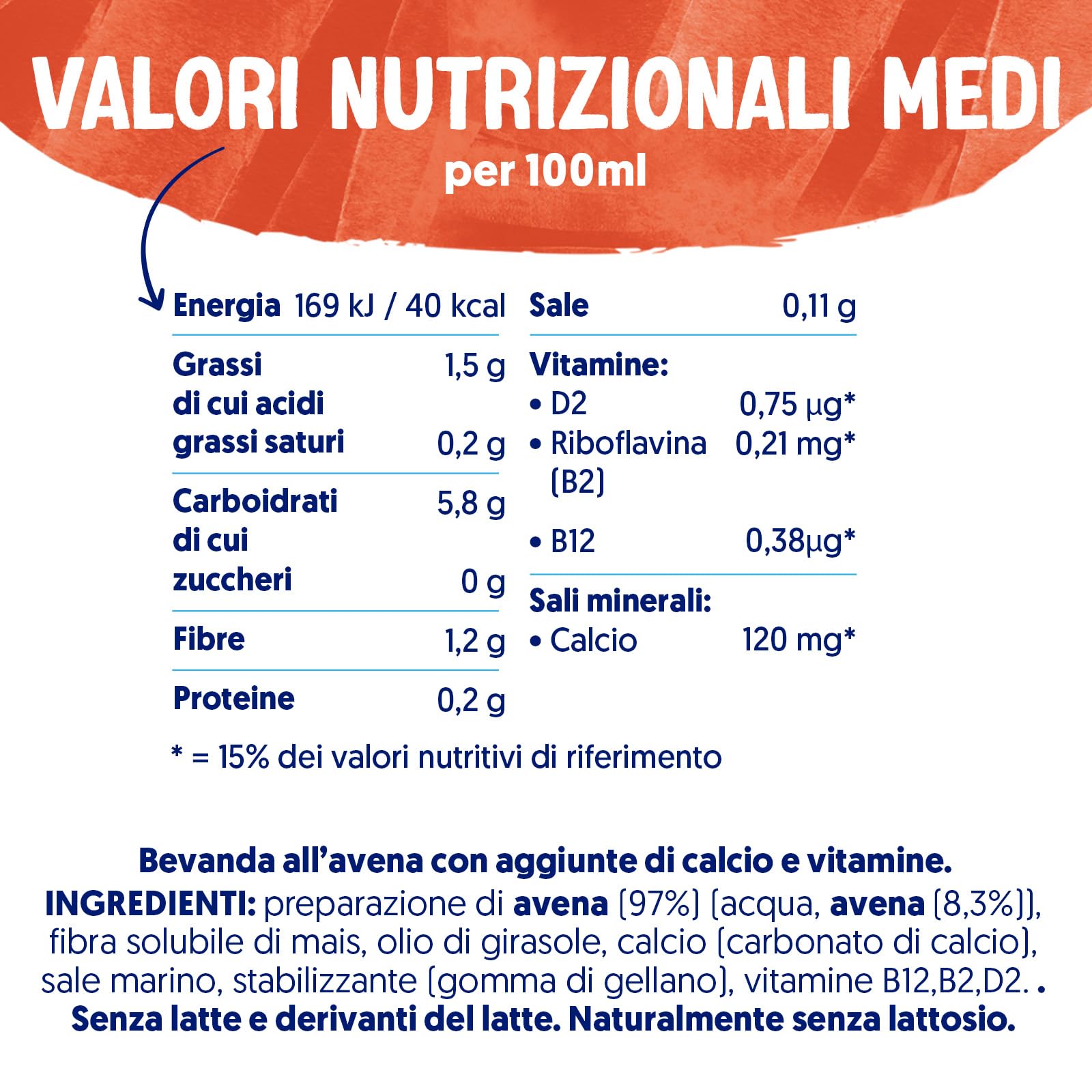 ALPRO SENZA ZUCCHERI, Bevanda all'AVENA, Alternativa Vegetale al Latte, Naturalmente Senza Lattosio, con vitamine B2 e D2, Fonte di Calcio - 8 confezioni da 750 ml