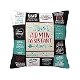 Best Administrative Assistant Xmas Gifts for Women, Administrative Assistants Day Gift, Admin Professionals Day Gifts, Admin Assistant Appreciation GiftsThrow Pillow Covers 18