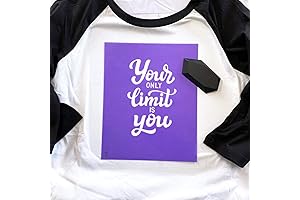 ikonart 10" x 12" Reusable Stencil Material for Fabric in Royal Purple