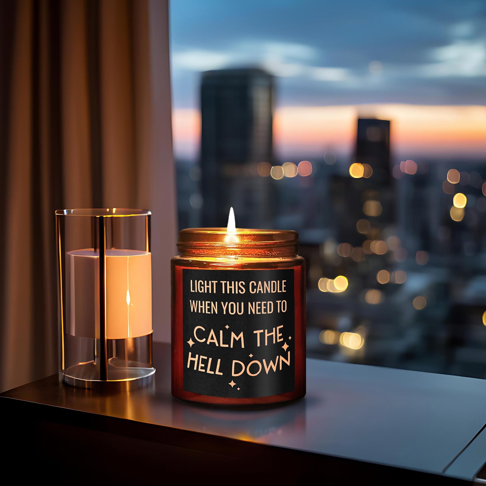 My Last Nerve Candles - Candela di soia naturale per donne e uomini, divertente regalo di compleanno, rilassante e antistress, regalo per lei, moglie, marito, fidanzato, collega, capo,