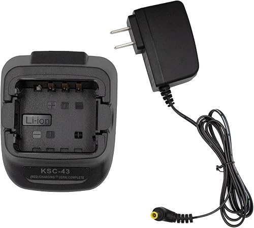 Miniatura 2 de KNB-45L Cargador de batería para Kenwood compatible con batería de iones de litio NI-MH KSC-43 Cargador de batería de radio rápido para KNB-63L