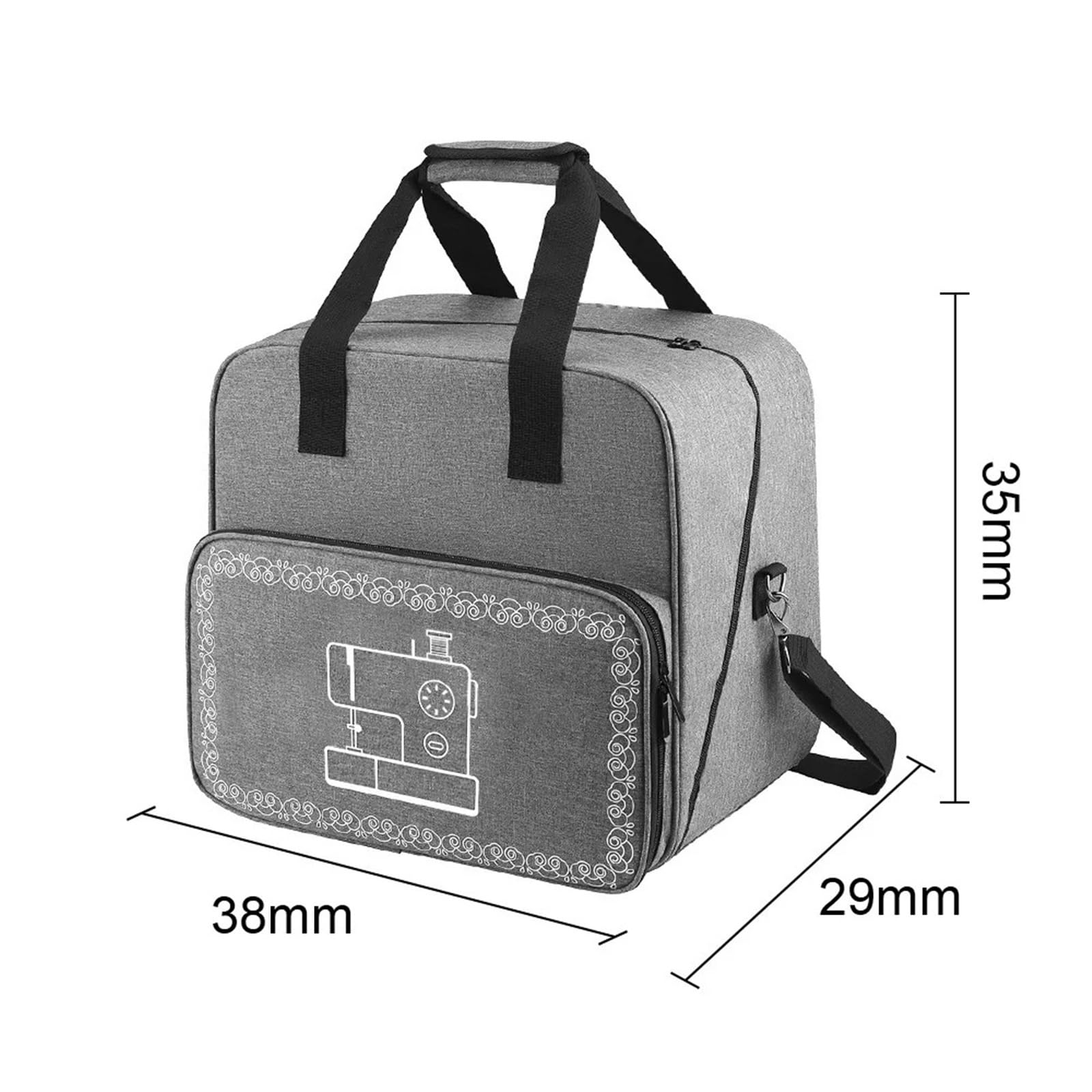 Borsa Per Macchina Da Cucire Borsa organizer da viaggio for la casa di grande capacità multifunzionale for macchina cucire portatile Accessori for(Purple)