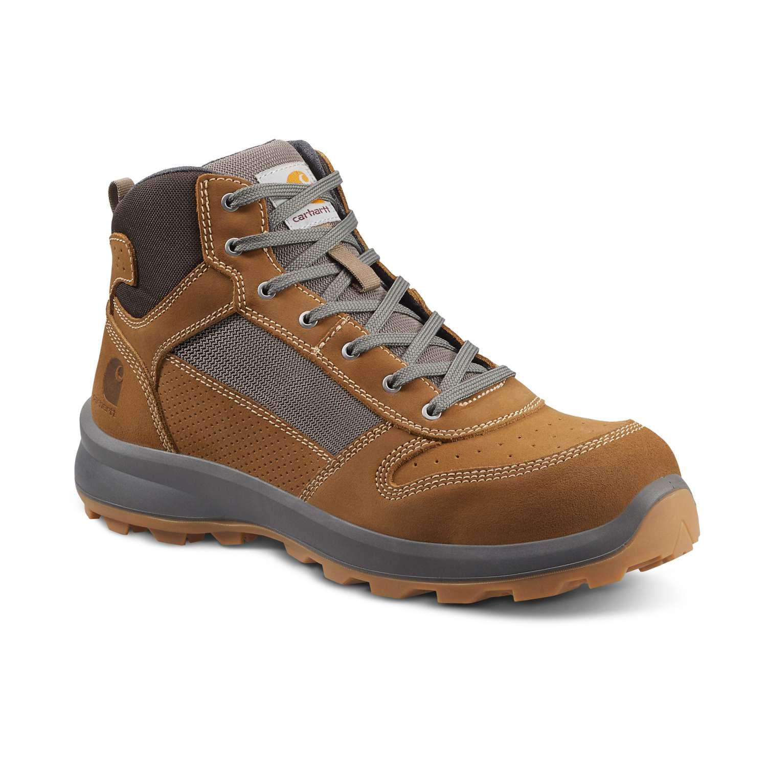 Carhartt, Stivaletto antinfortunistico Michigan Rugged Flex®, rispetta gli standard S1P Uomo, Carhartt® Brown, 36