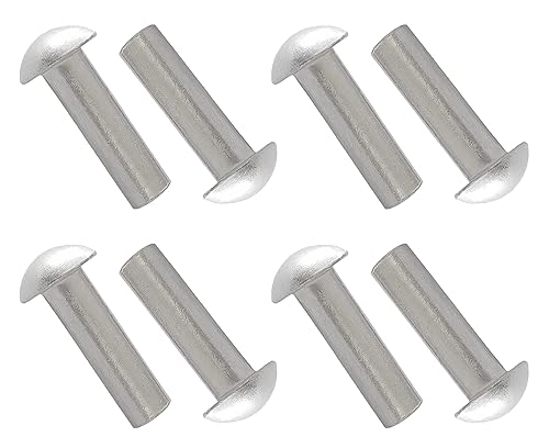 Miniatura 11 de Remaches de aluminio sólido con cabeza de brasero M3*0.394 in, paquete de 500