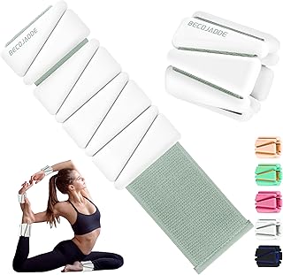 Ankle Weights Set of 2 (1 lb/2 lb Each) Wrist Weights for Women Men Adjustable Arm & Leg Weighted Bangles Wristbands for Home Pilates, Walking, Yoga, Workout, Pool Exercise