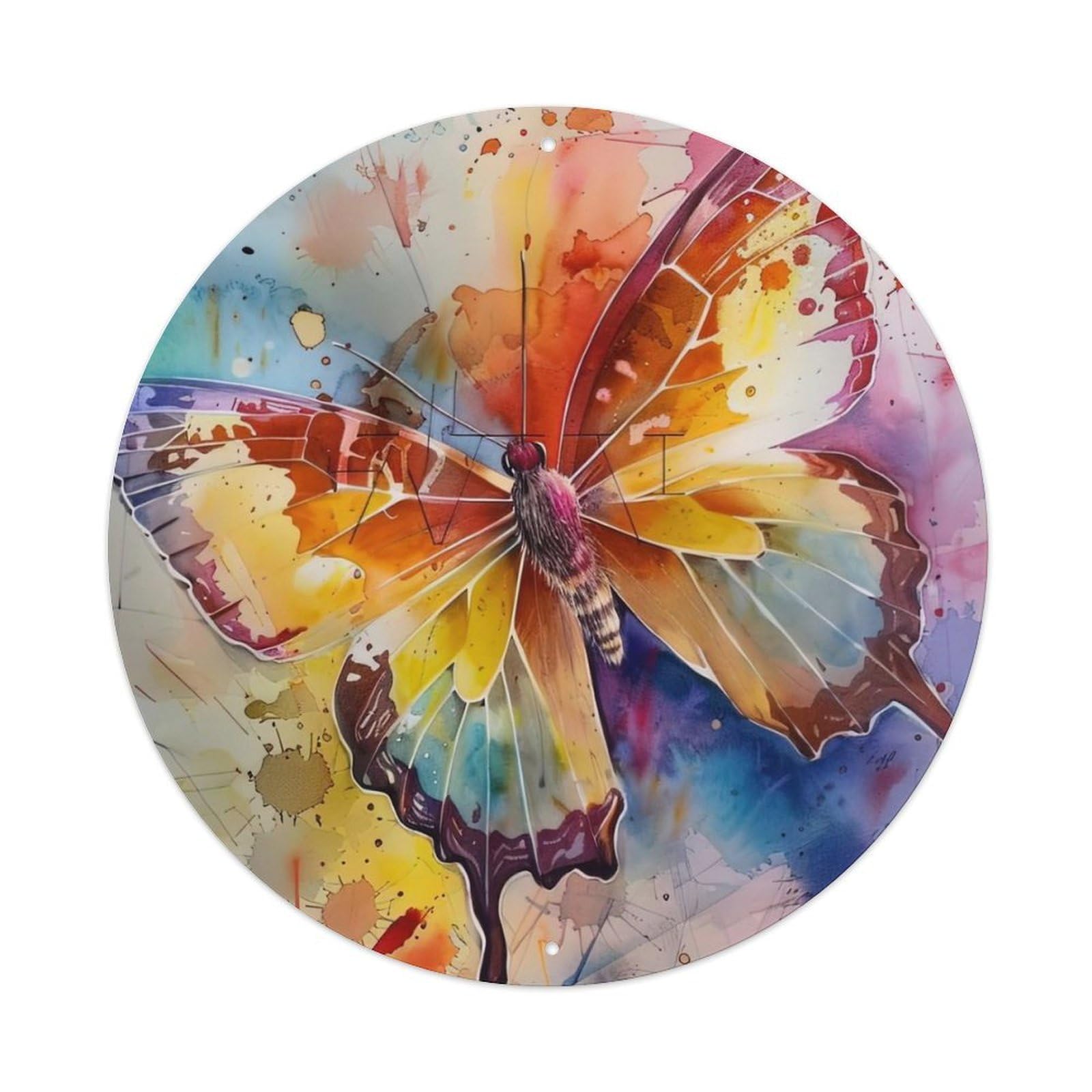 Animal Artwork The Lonely Butterfly Metal Tin Sign