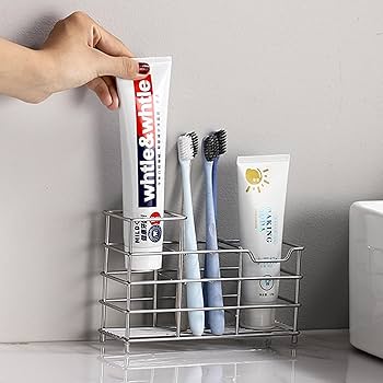 Amazon｜歯ブラシスタンド ステンレス 置き型 歯ブラシホルダー