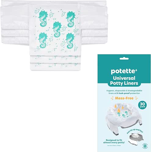 Potette Plus Disposable Liners | Super Absorbent, Biodegradable and Lightly