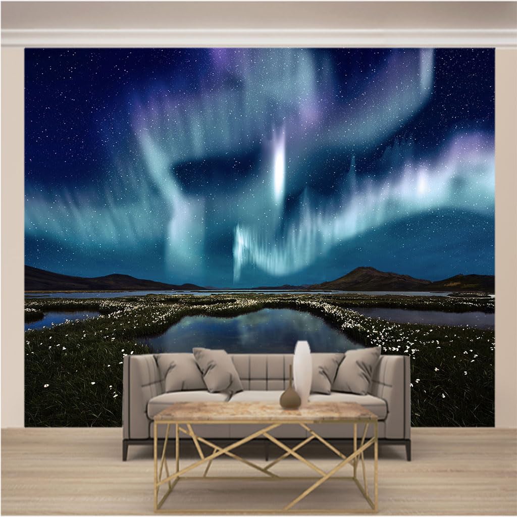 Papier Peint Intissé Aurora pour créer une ambiance relaxante dans votre chambre à coucher