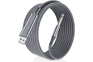 Elebase USB Guitar Cable, USB A to 6.35mm Male Jack Stereo Audio...