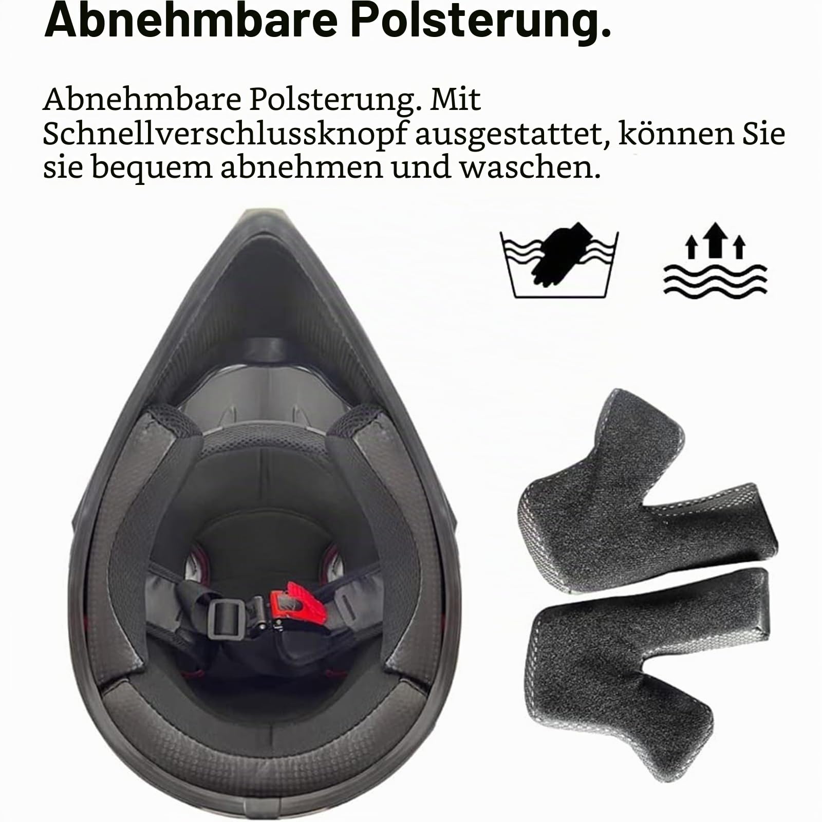 Motocross Helm Kinder, Jugend Motorradhelme, Motorradhelm Downhill Fullface Helm, Moto Cross Helm Herren, Mit Brille Handschuhe, Integralhelm Crosshelm Helm Motorrad MTB Enduro Quad Helm