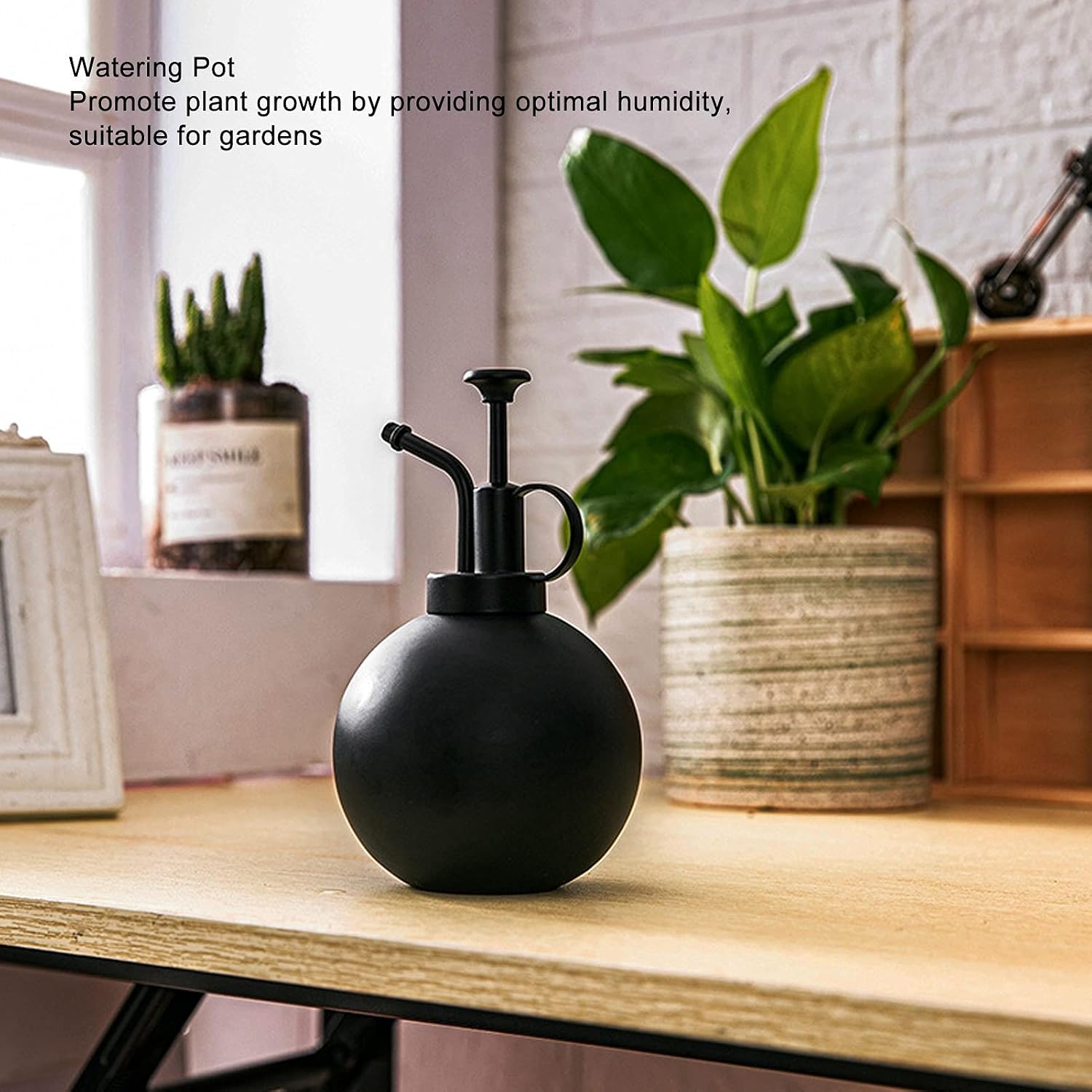 Plant Mister Spray Bottle, Small Hand Pump Spray Bottle Plant Mister Watering can Indoor with Bronze Plastic Top Pump for Outdoor Garden Decorative Garden, Plants, Cleaning(500 ML)
