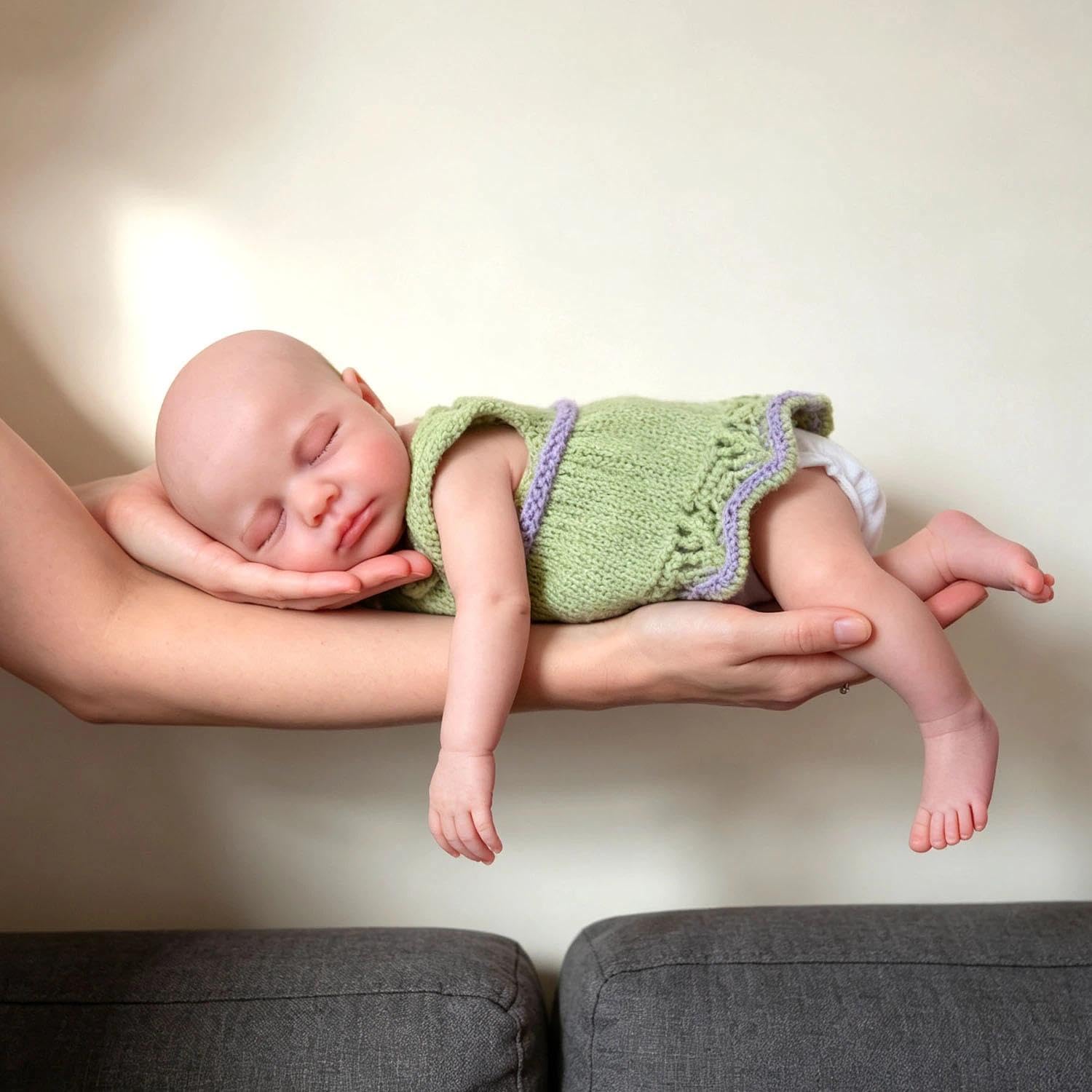 Anano Reborn Baby Vollsilikon Lebensecht 30CM Reborn Puppe Mädchen | Reborn Baby Mädchen, Silikon Baby Mädchen Reborn Puppen Lebensecht Babypuppen Wie Echt Lebensechte Puppen Vollsilikon Baby