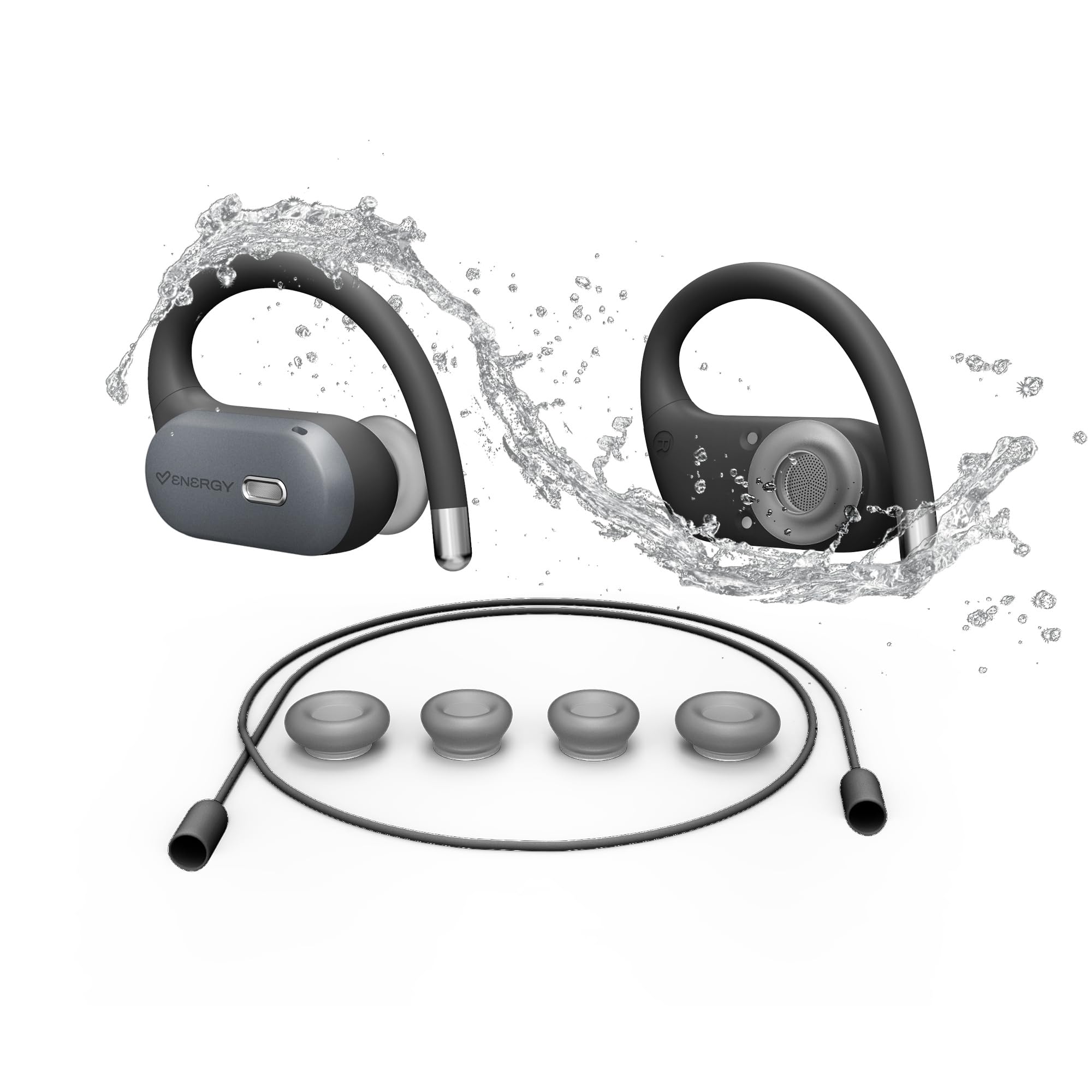 Energy Sistem AirWave – Auriculares Bluetooth 5.4, True Wireless Stereo, hasta 30 Horas de autonomía e IPX5