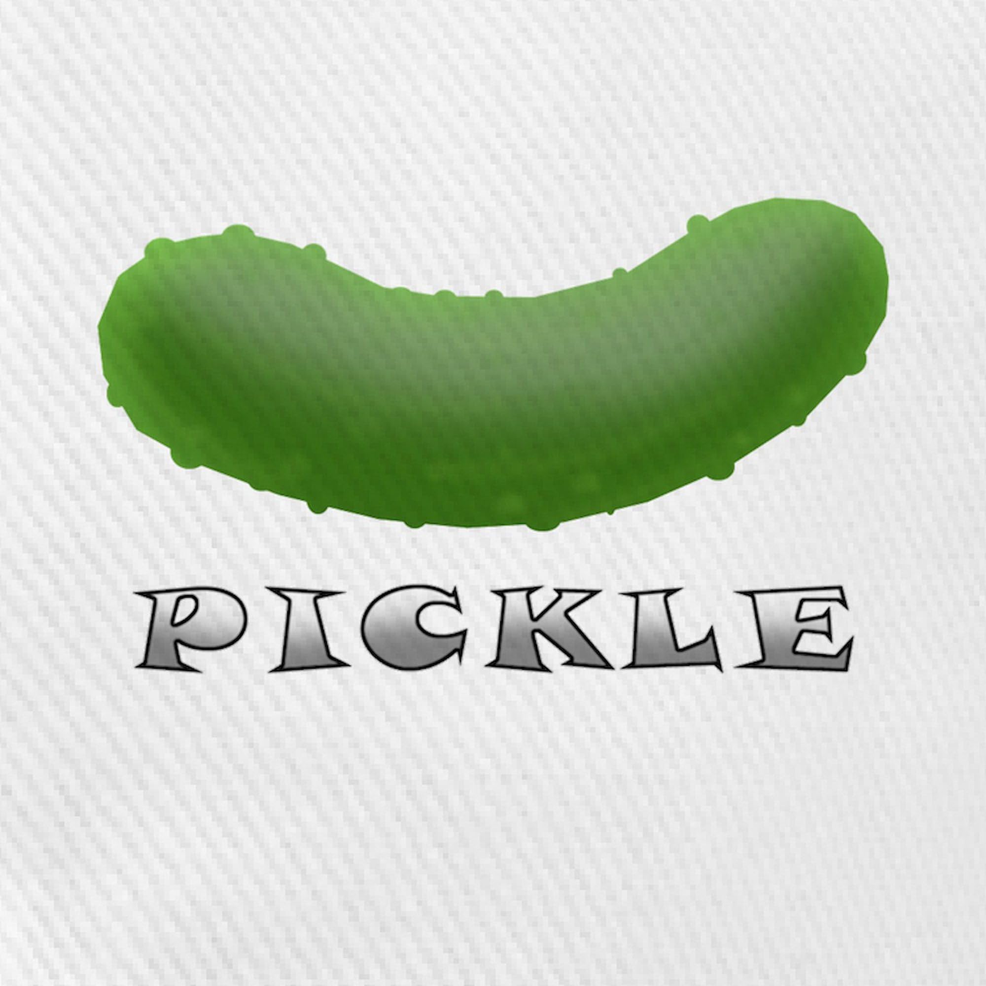 CafePress Pickle Cap Unique Adjustable Baseball Hat White