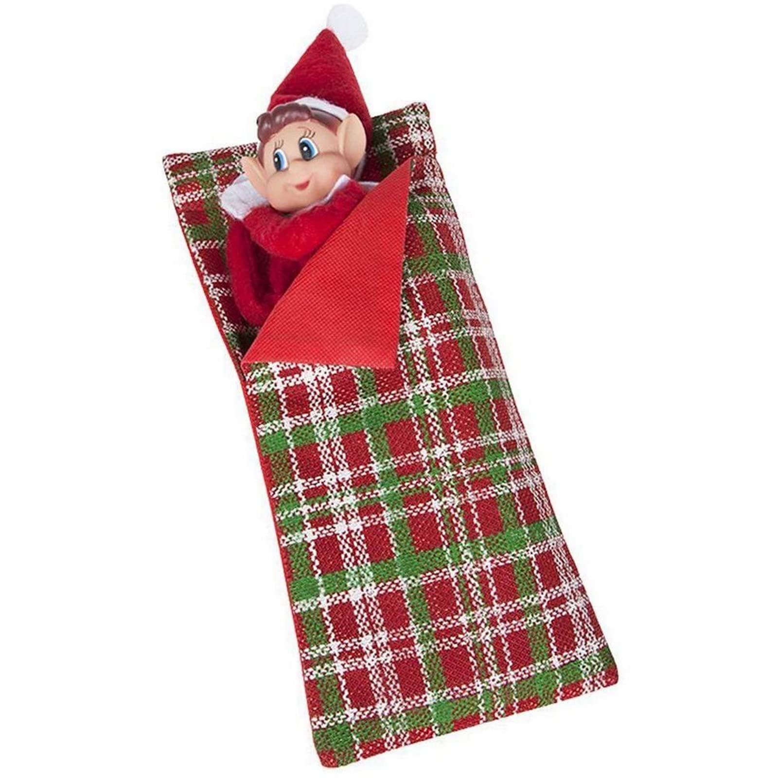 Asab Elf Sleeping Bag Christmas Elf Elves Fun Novelty Xmas Stocking Filler Toy Kids Gift Set (Elf Sleeping Bag)