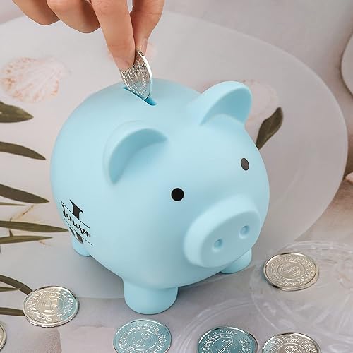 Miniatura 3 de Alcancía personalizada, alcancía con nombre personalizado para niñas y niños, alcancía irrompible para cumpleaños, Navidad, baby shower, decoración