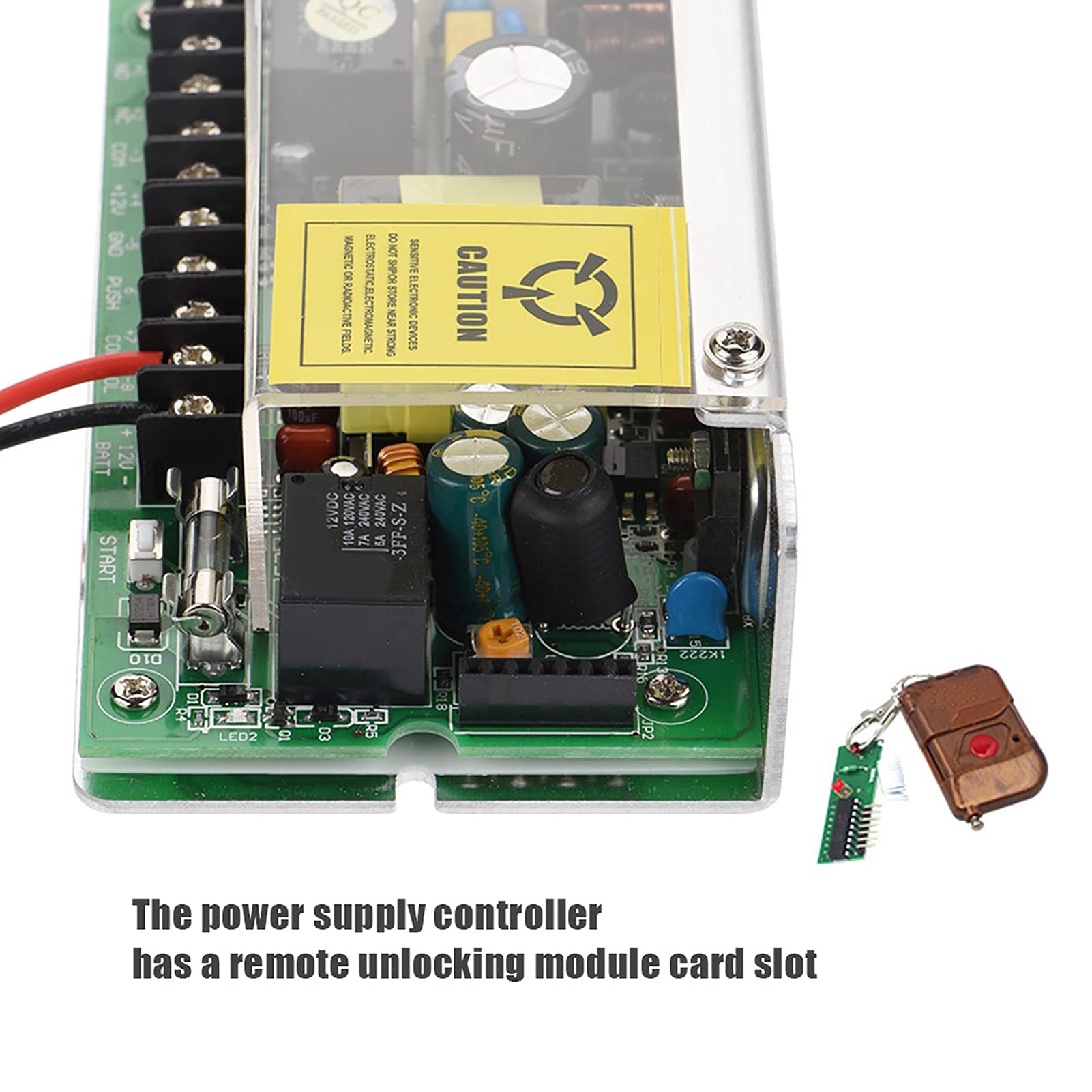 KIMISS Alimentation 12V 5A, Commutateur de Système de Contrôle D'accès Porte RFID pour Serrure à Distance D'accès à la Porte