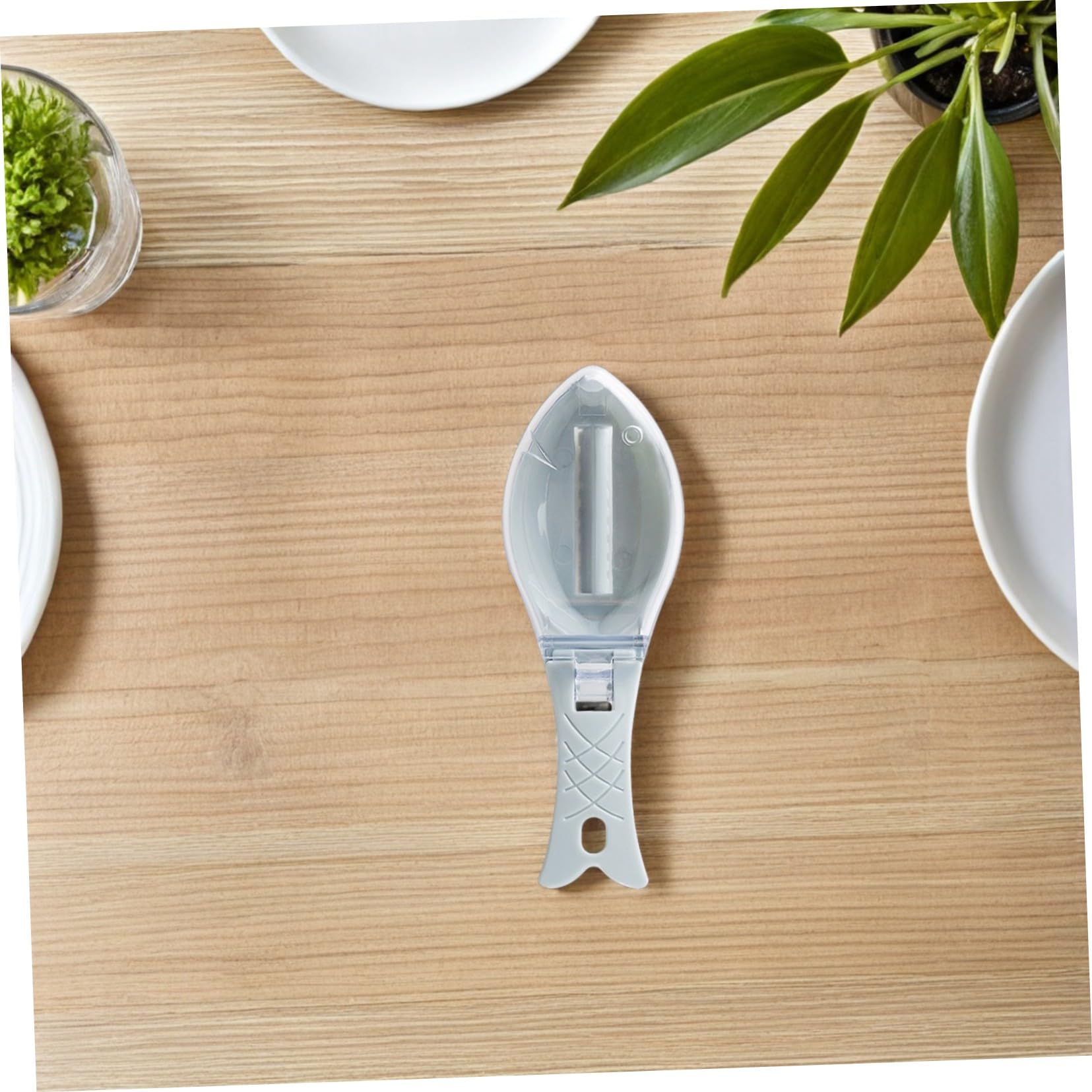 NUOBESTY Raschietto per Squame di Pesce Manuale 10 Pezzi in ABS As