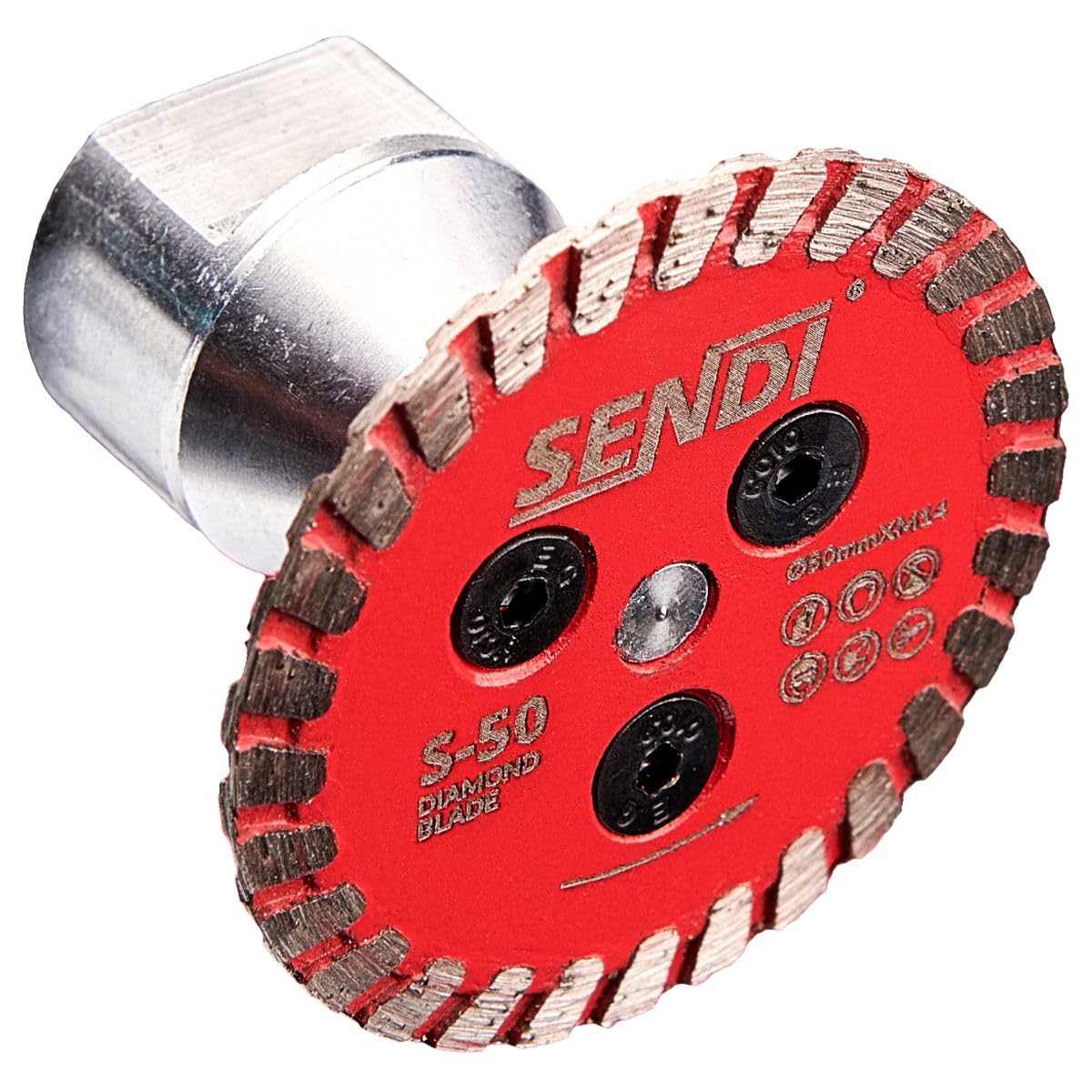 Disco de Diamante SENDI S-50 50MM X M14 - Disco de 50MM de Diametro para el Socavado de Azulejos con Montaje en Rosca M14 - Permite un Muy buen Manejo en el Saneamiento de Juntas de Azulejos.