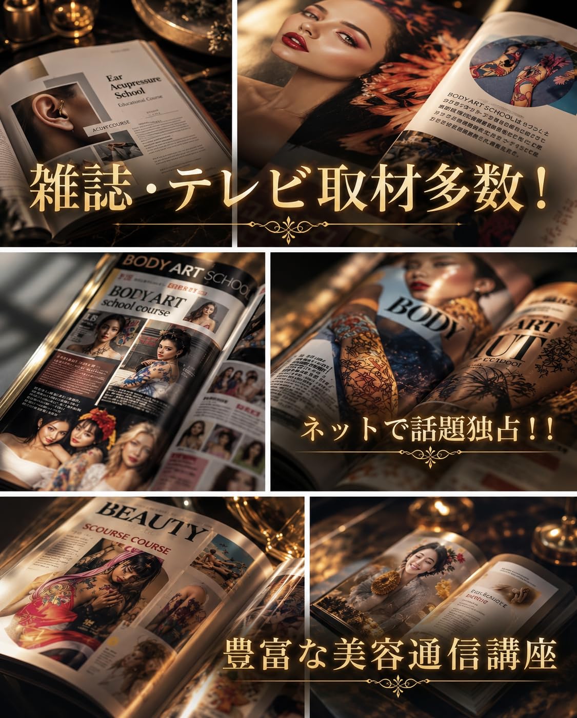 Amazon | ボディージュエリー開業キット グリッター50本セット｜高級