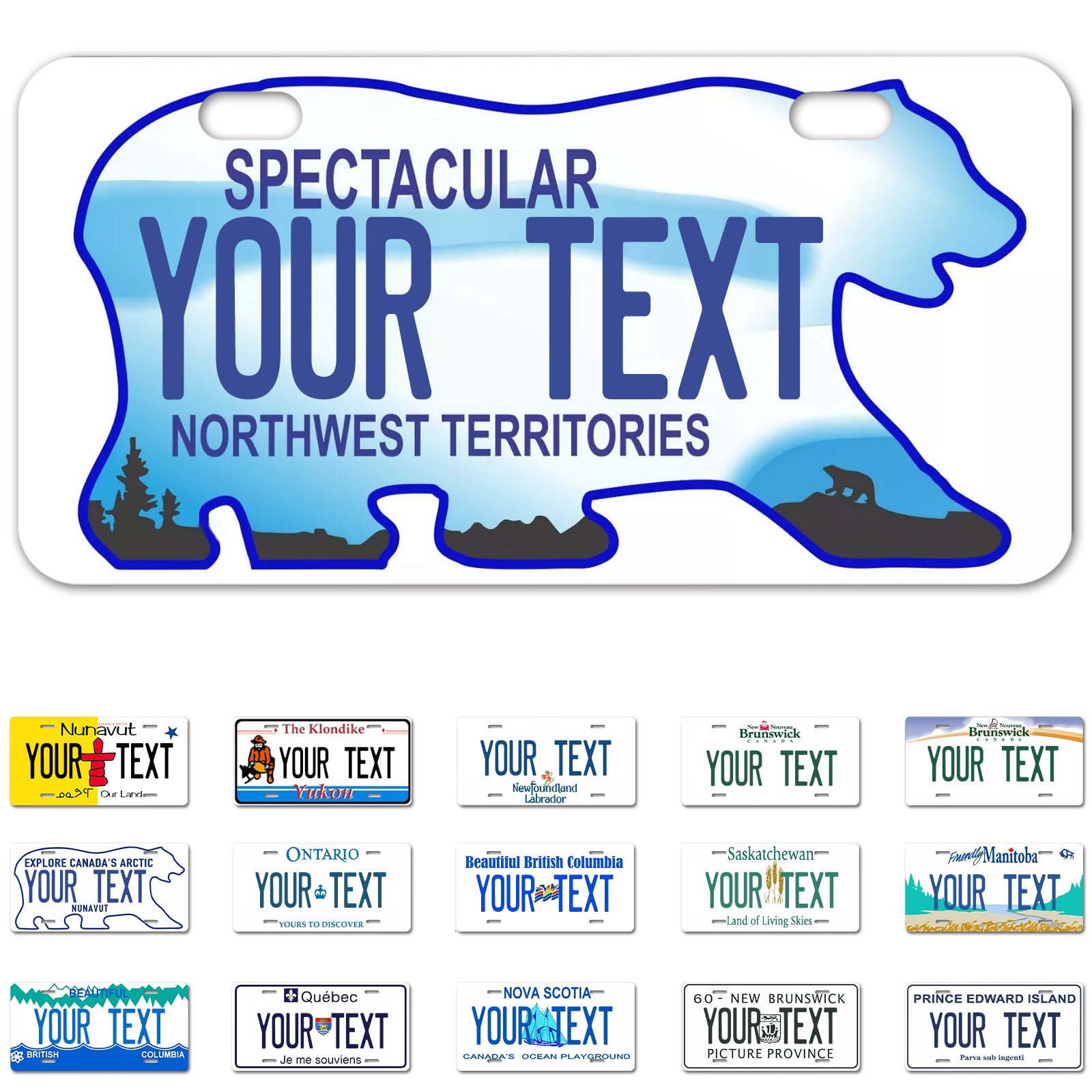Ontario License Plate, 6"×12" Custom License Plate — view 10