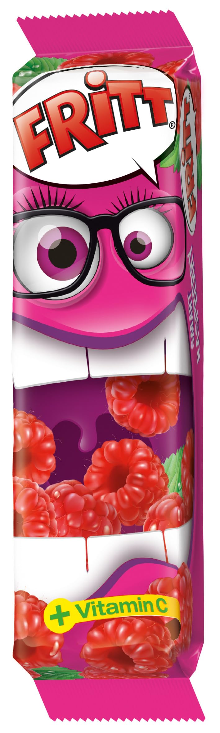 Fritt Frucht 30 x 70 g Kaubonbon-Streifen mit Vitamin C, en 7 leckeren & fruchtigen Geschmacksrichtungen