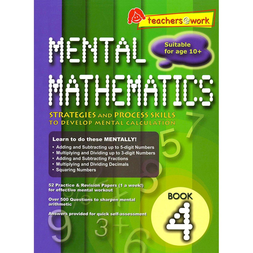 Dreamland Publications Mental Mathematics Book- 4 main image 1