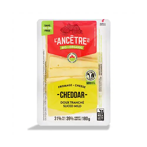 Select Organic Sliced Cheeses, 180 g