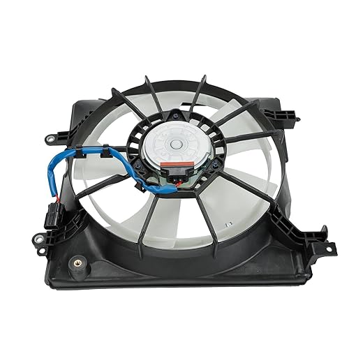 Miniatura 7 de 1 par de ventilador de radiador de refrigeración de CA lado izquierdo y derecho 7+5 aspas compatible con Honda Civic 2012-2015, A-cura ILX 2013-2017