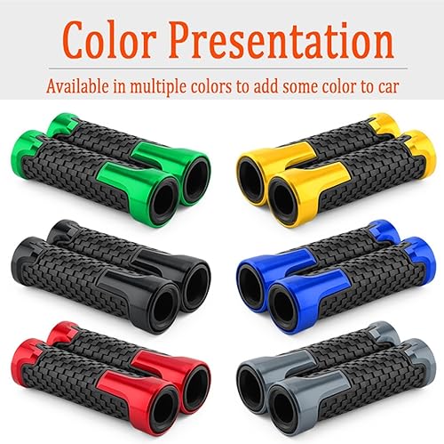 Miniatura 8 de Empuñaduras de motocicleta para FZ25 FZ 25 FZ-25 2017-2023 2022 2021 2020 78 pulgadas 0.866 in mango de motocicleta Agarraderas extremos de manillar