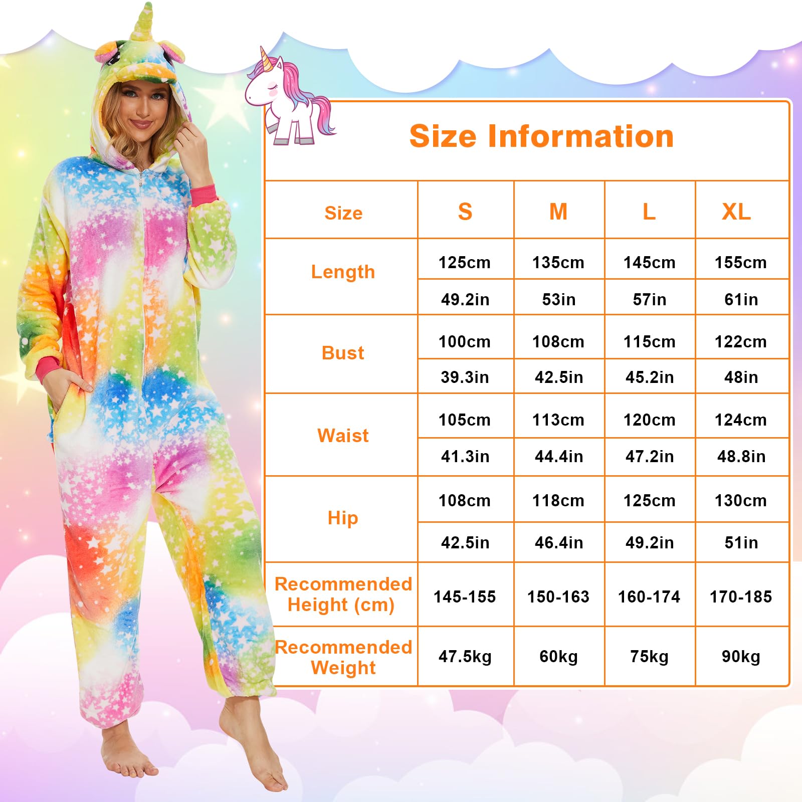 JONRRYIN Pyjama Animaux Adulte, Unisexe Animal Pyjamas Onesie, Costume Femme Combinaison pour Carnaval