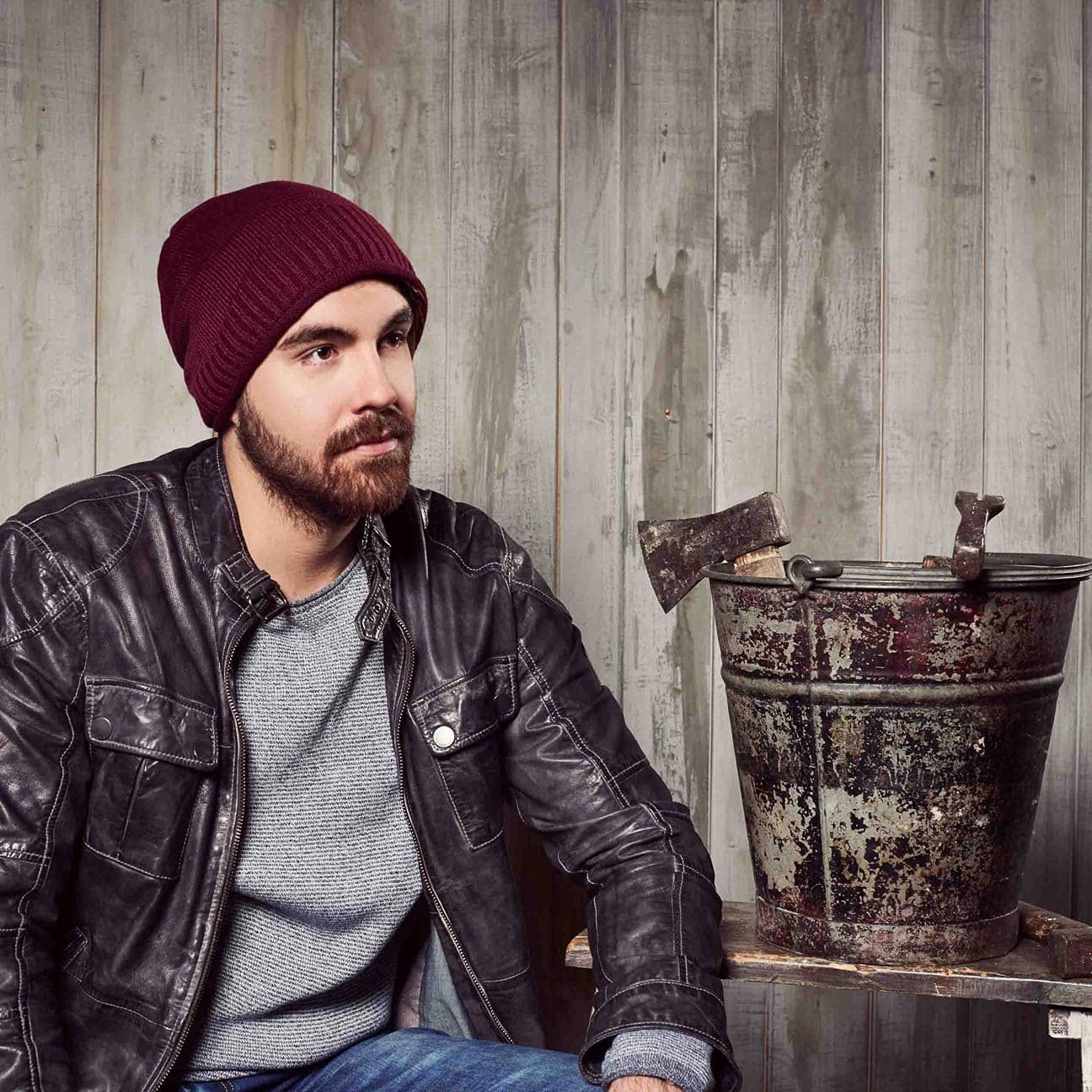 Chillouts Czapka Beanie z Podszewką EtienKobiety/Mężczyźni - dzianinowa na zime dluga podszewką, Oversize Zima jesień-zima