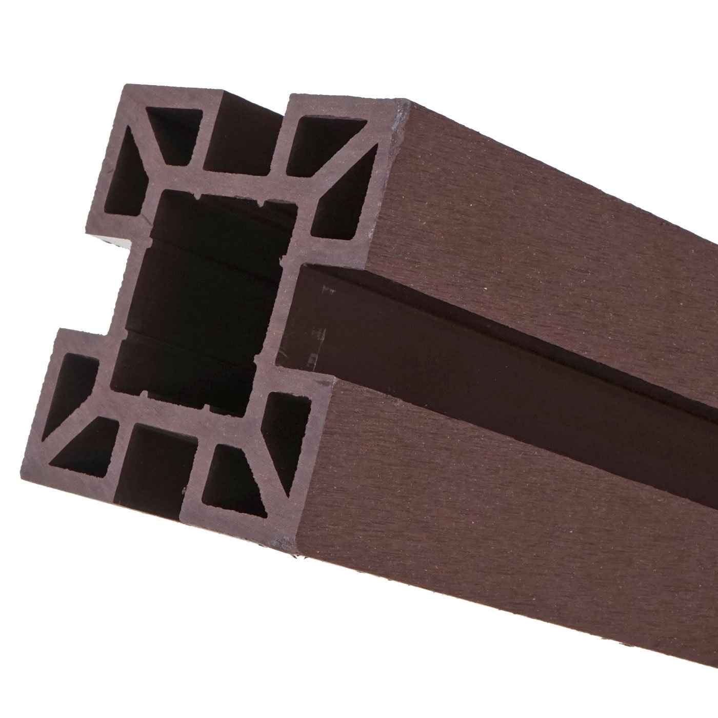 Mendler WPC-Sichtschutz Sarthe-AM Erweiterungselement 188cm - braun