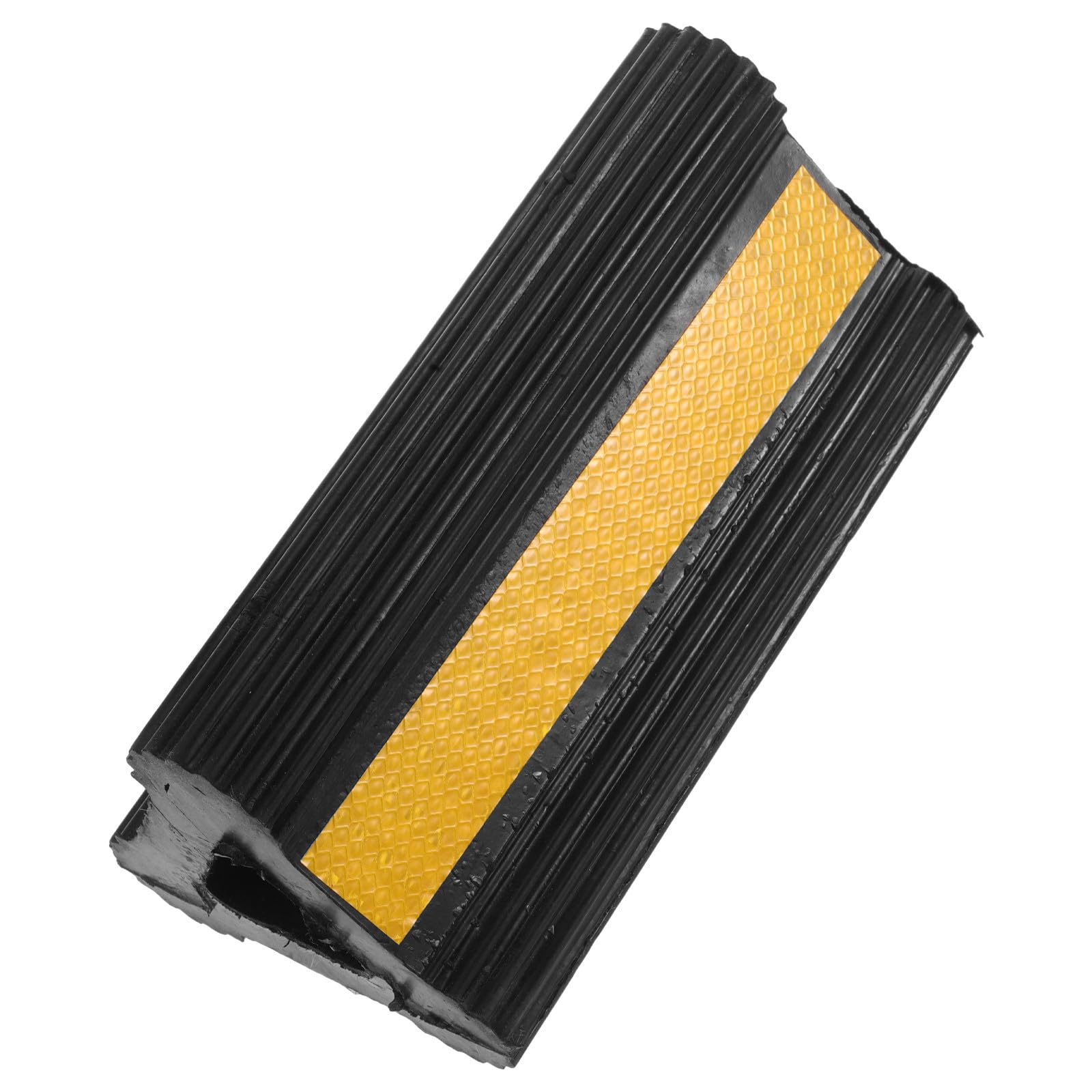 Cuñas para Ruedas de Goma Antideslizantes para Remolques y Vehículos Recreativos, Ligeras y Resistentes con Asa de Cuerda para Uso en Carretera