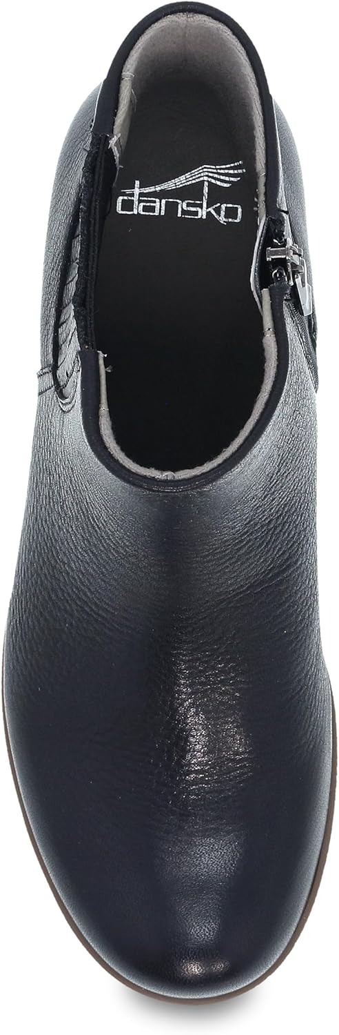 Dansko Daisie Chelsea Boot for Women - Waterproof Leather and Construction with Rubber Outsole and Leather Stacked Heel for Long-Lasting Style in Any Weather