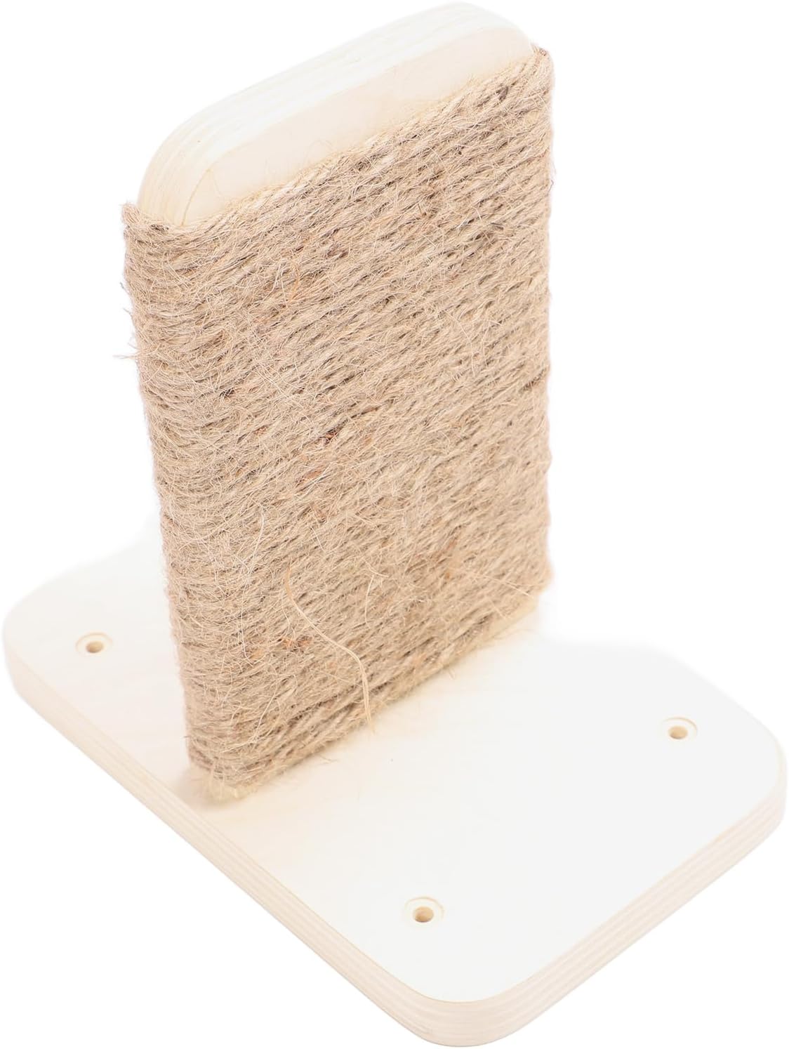 Wooden Cat Tree, Multifunctional Cat Climber with Jump Station, Plywood Material, Thickened Climbing Rope, Stable Structure, Scratching Post, All Seasons Indoor Cat Toy