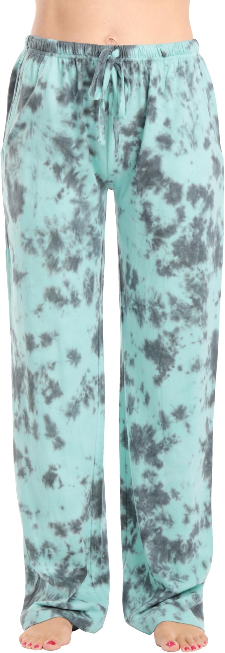 Just Love 100% Cotton Jersey Women Plaid Pajama Pants Sleepwear