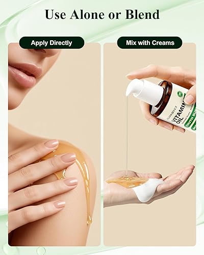 Miniatura 8 de Aceite de vitamina E puro de 16 onzas para cicatrices, aceite orgánico de uñas para cara, piel, cuerpo y cabello, nutre la piel seca, mantiene la