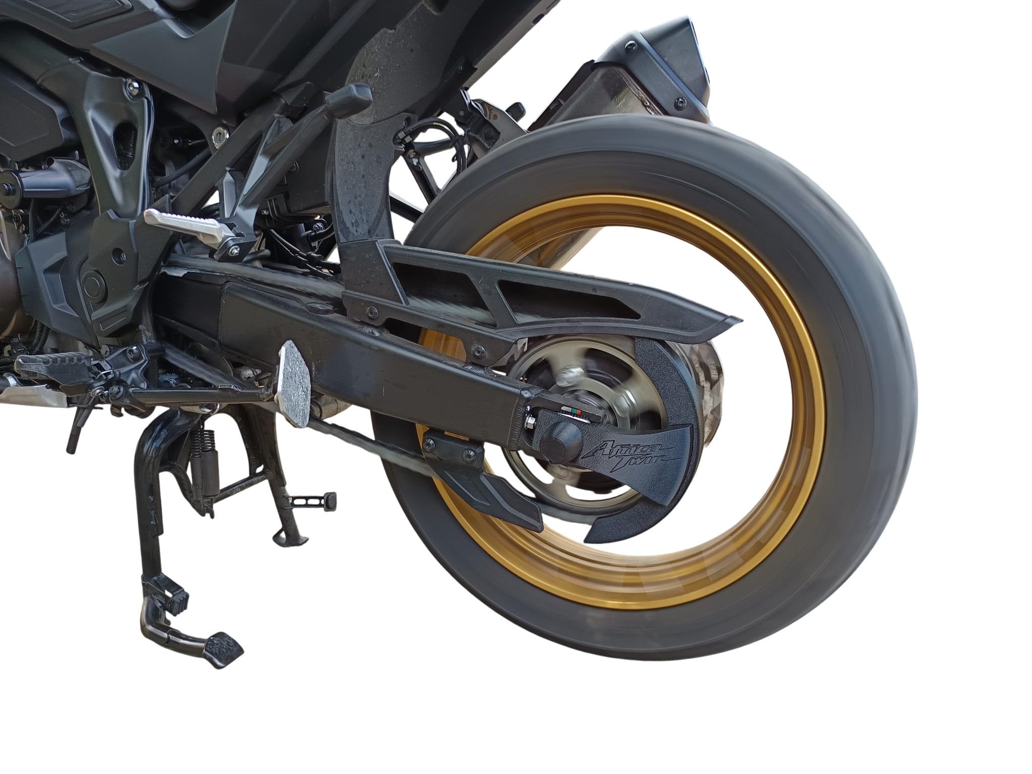 3DPRINTOK KIT PARA CATENA per Honda Africa Twin 1100 dal 2020 al 2025 Accessori Utili protezione quasi totale da spruzzi schizzi grasso olio catena su cerchio e ruota posteriore trasmissione